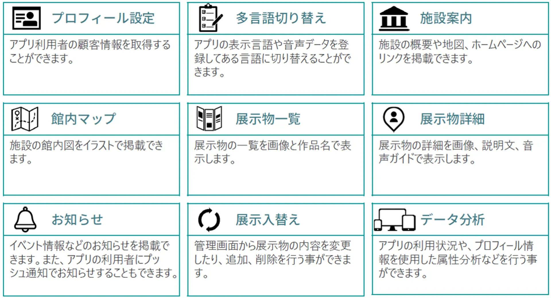 MUSENAVI 機能一覧